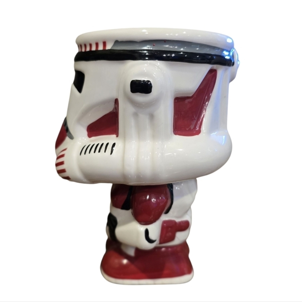 Stormtrooper  Star Wars Red Shock Trupper Goblet Ceramic  Geeki Tiki Series - Picture 3 of 8